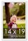 Classic Modern White Picture Frame - UV Acrylic, Foam Board Backing, Hanging Hardware